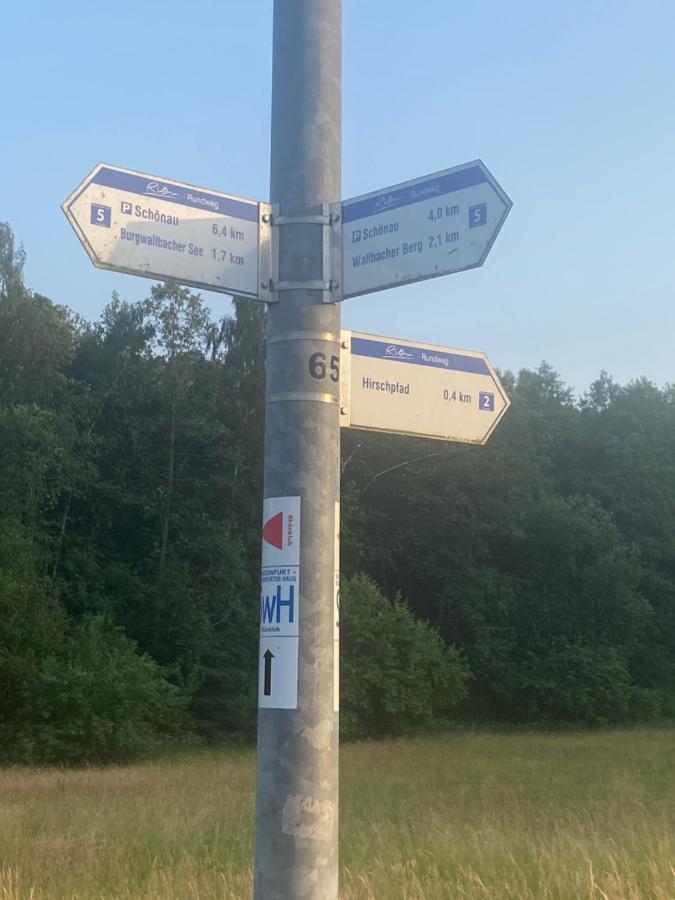 Pension-Ferienwohnung Liesbachtal Direkt Am Waldrand Bayerische Rhoen Schönau an der Brend Dış mekan fotoğraf